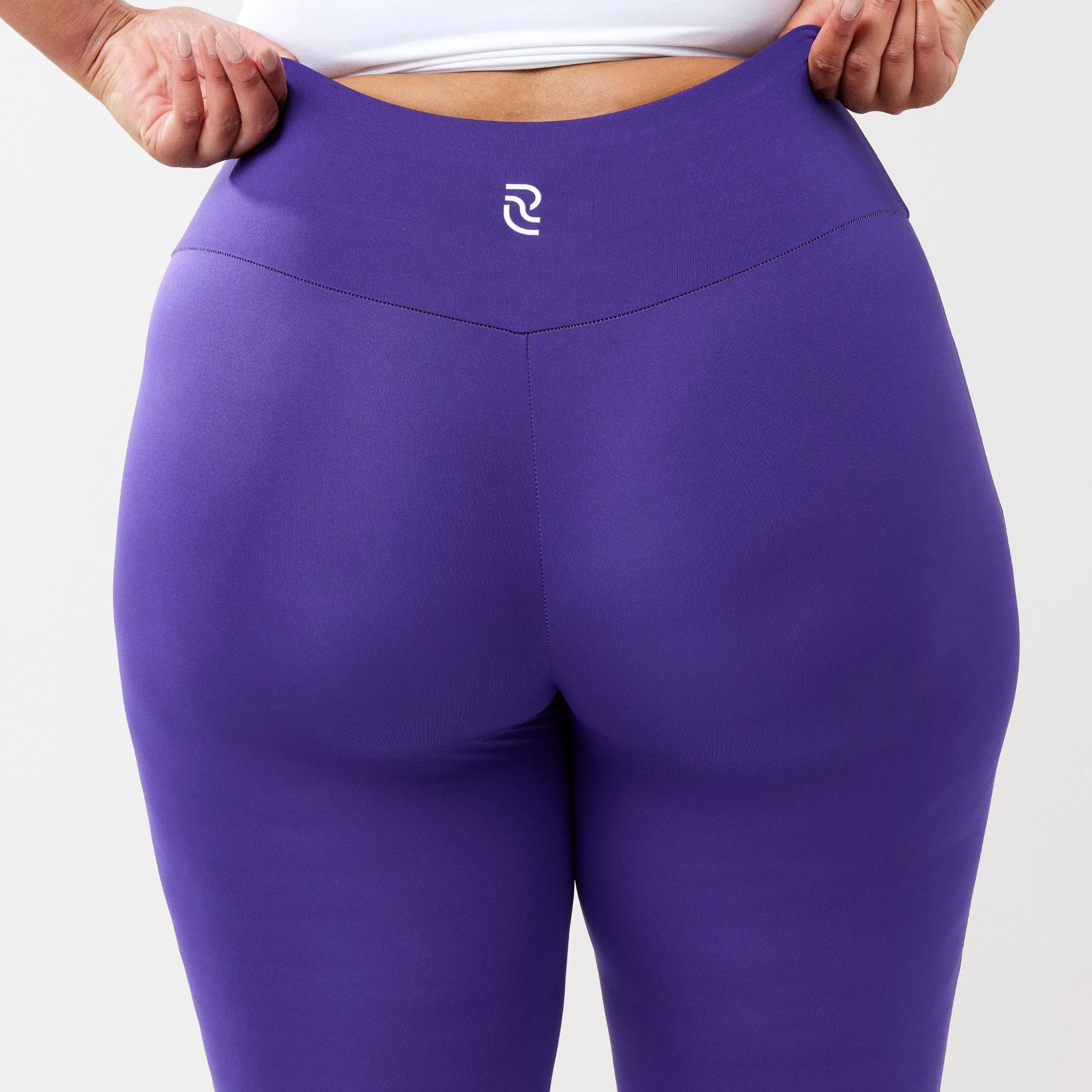 High-Rise Leggings - Purple