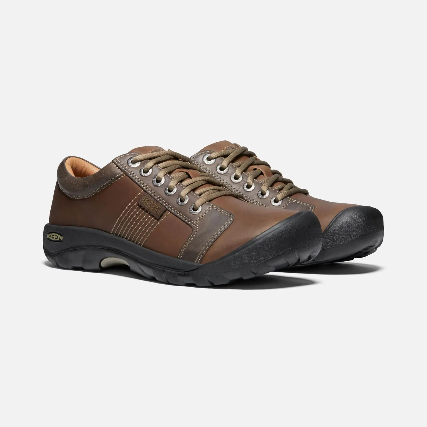 Keen Men's Austin Chocolate Brown Leather