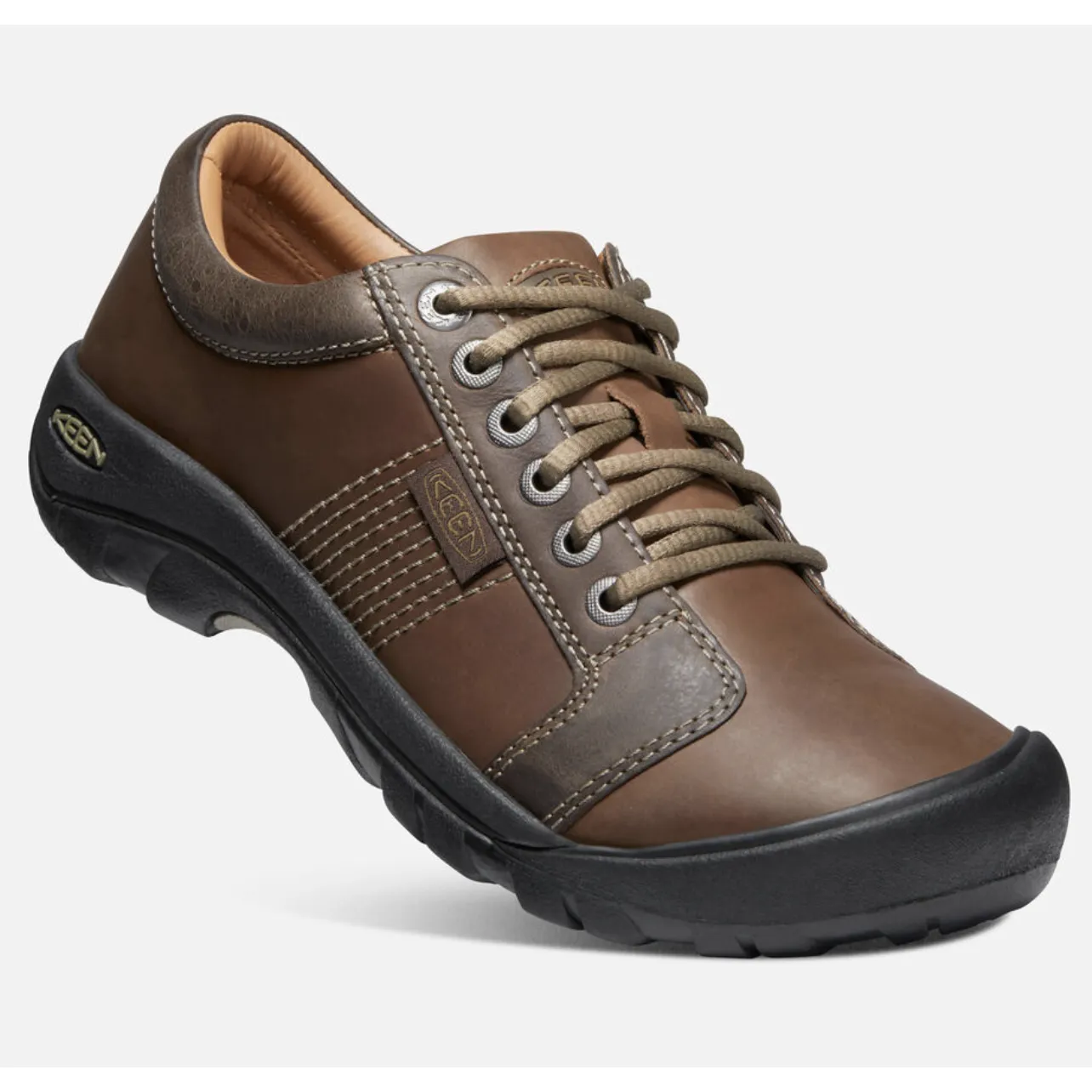 Keen Men's Austin Chocolate Brown Leather