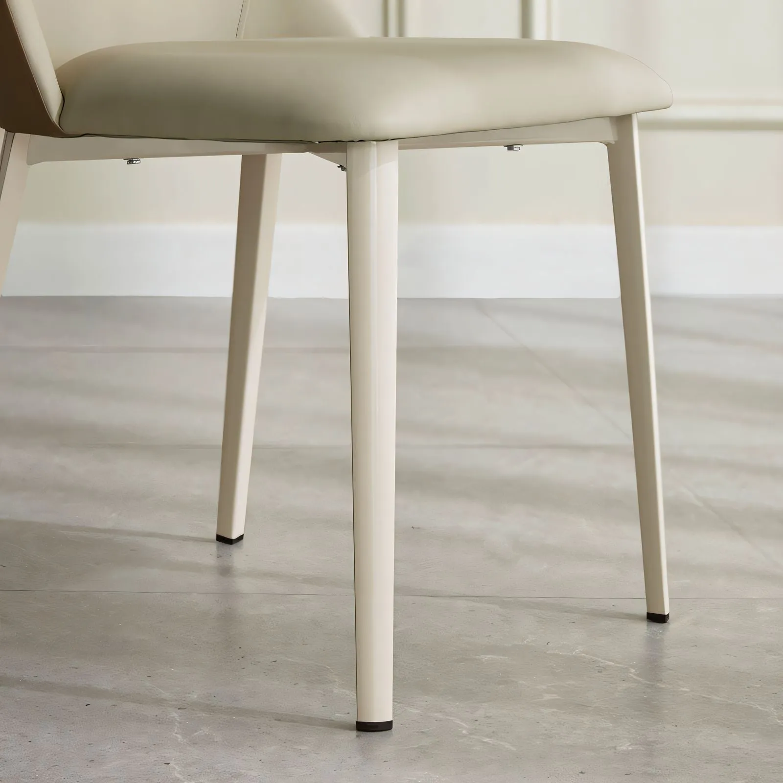 LISHA White Cream Dining Chair