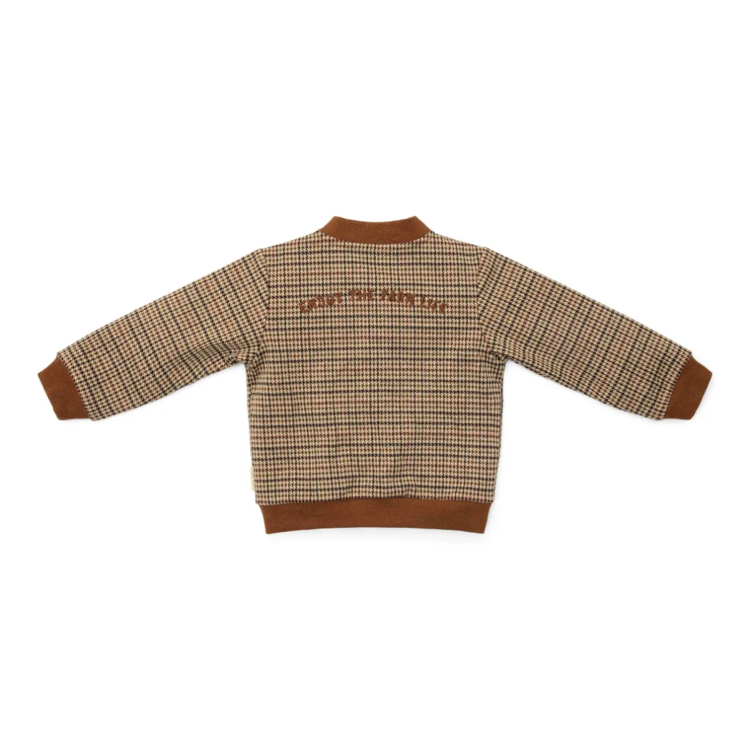 Little Dutch Kleuter Winter Vest Green Check |