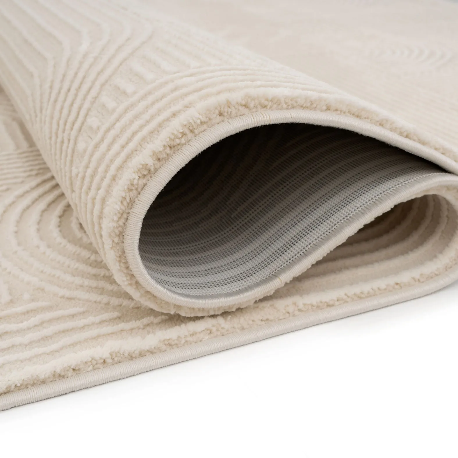 Luxury Retro Cream Rug - Escape