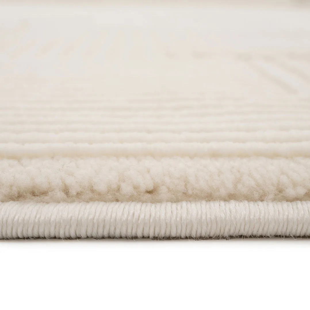 Luxury Retro Cream Rug - Escape