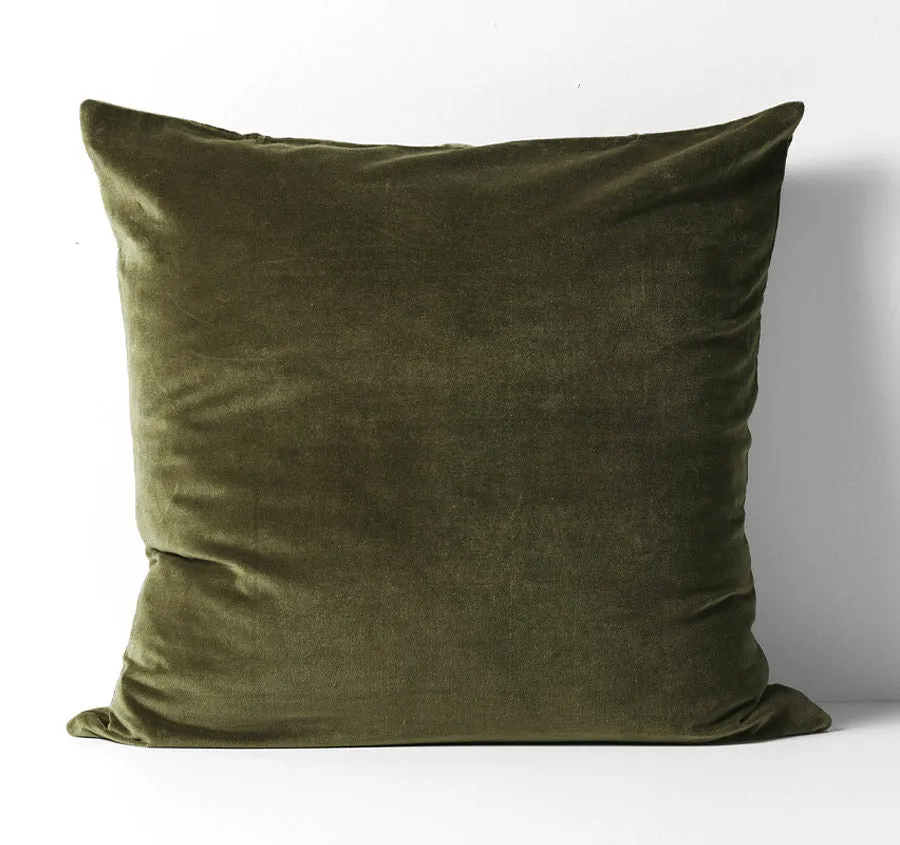 Luxury Velvet European Pillowcase Caper