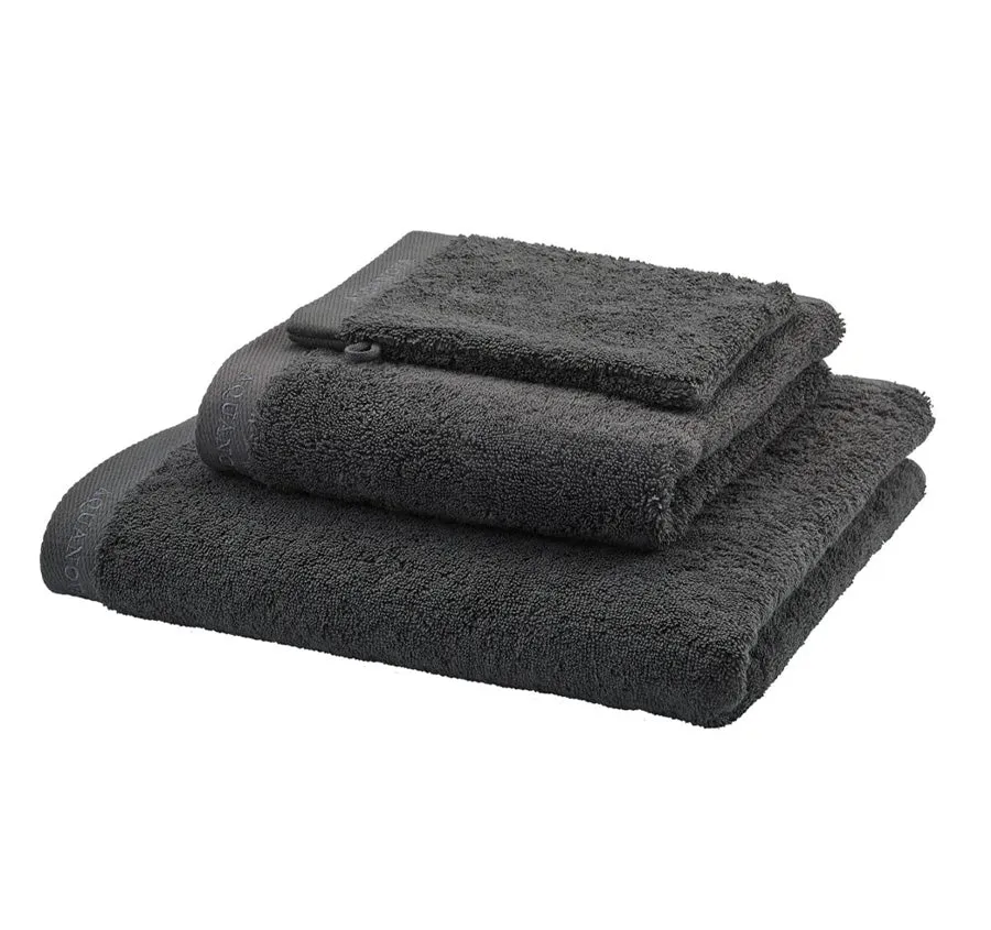 Milan Pima Cotton Bath Towel Range Dark Grey