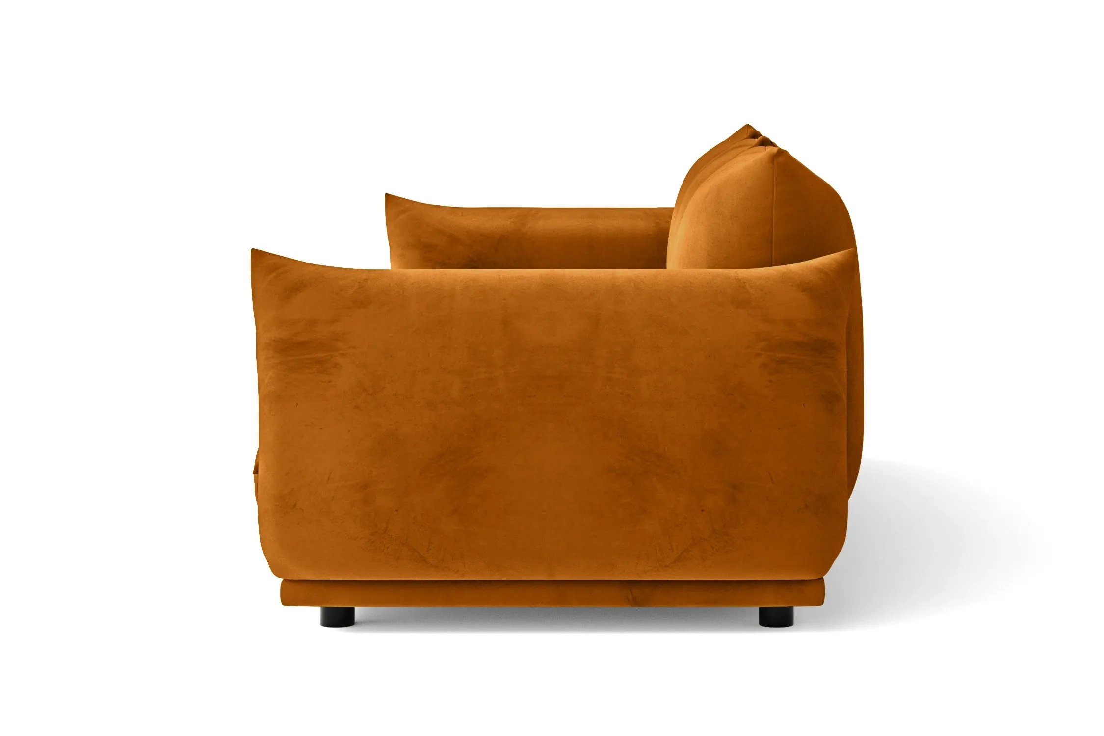 Minneapolis Armchair Gold Velvet