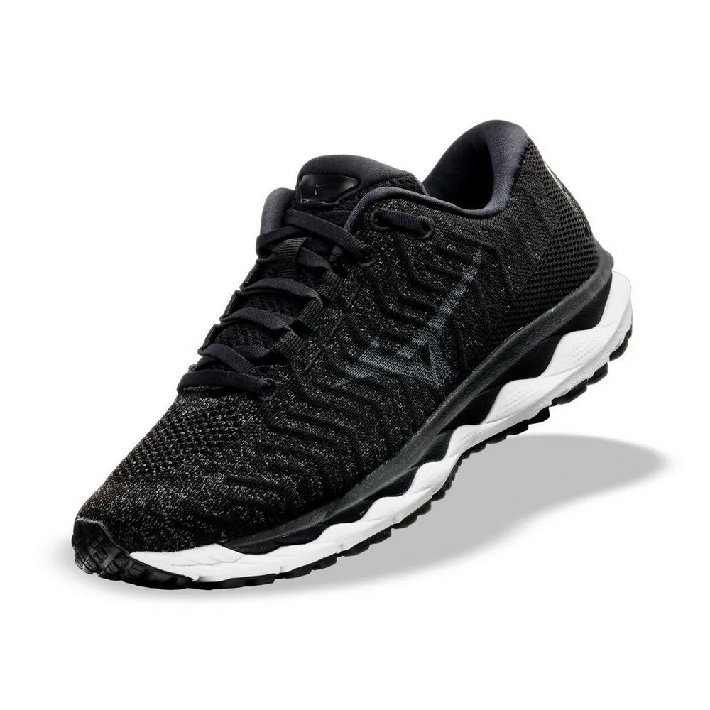 Mizuno Wave Sky Waveknit 3 Mens Running Shoe - QShade/Black