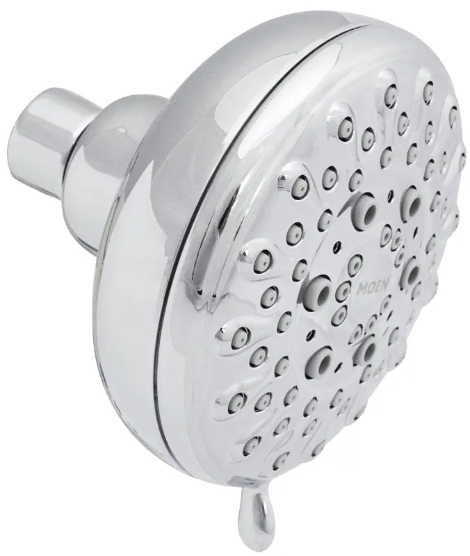 Moen Banbury Series 23045 Shower Head, 1.75 gpm, 1/2 in Connection, IPS, Chrome, 4 in Dia :CD: QUANTITY: 1