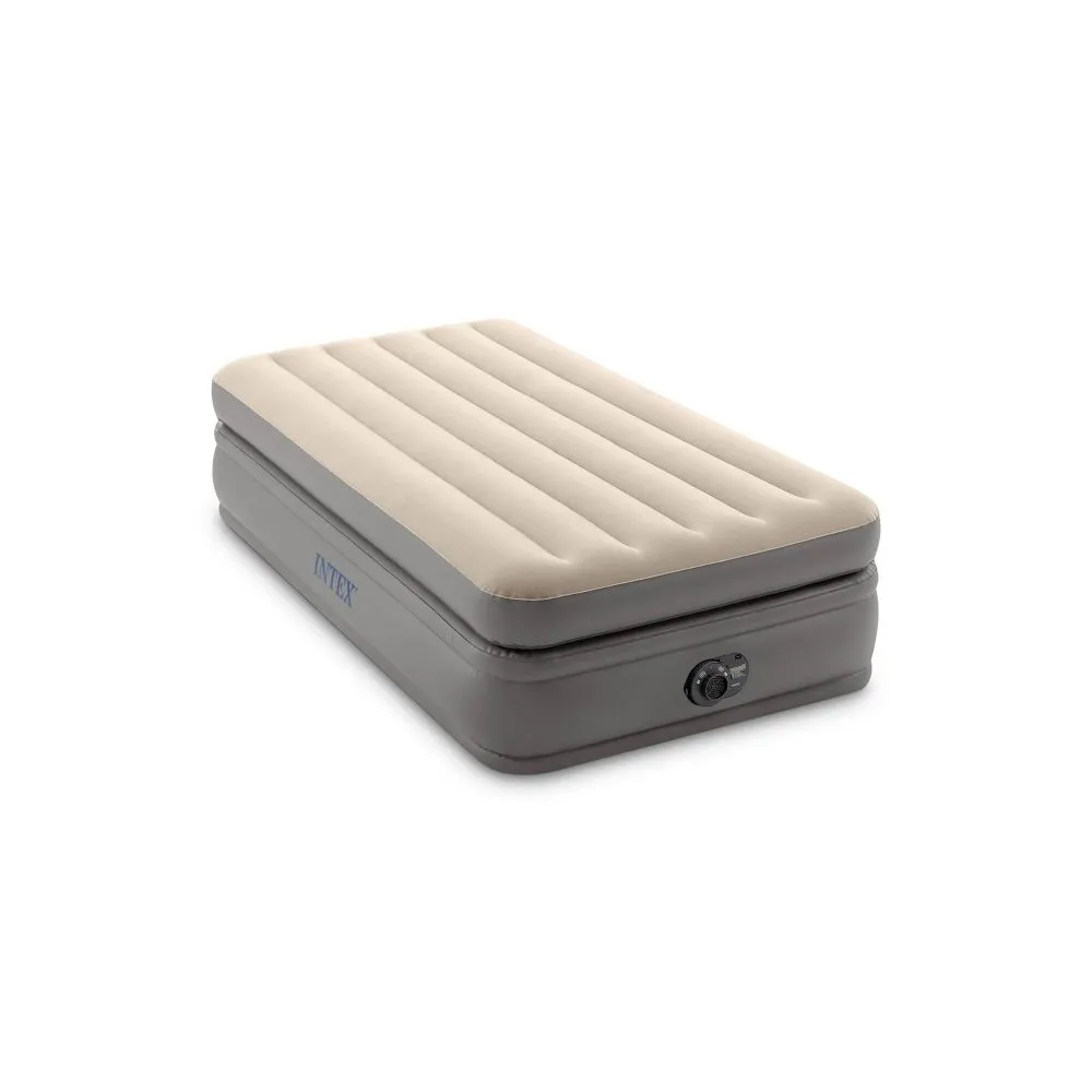 Open Box - Intex Twin 20' Dual Layer Air Mattress with Built-in Pump