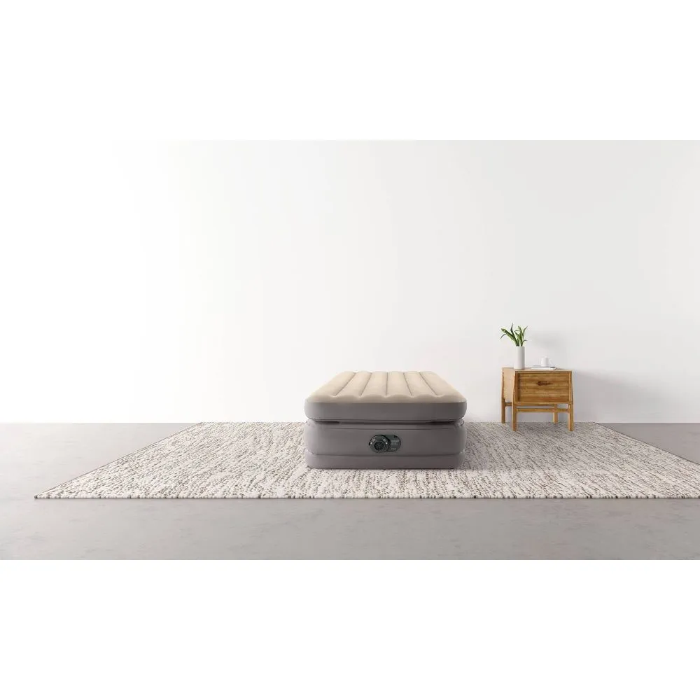 Open Box - Intex Twin 20' Dual Layer Air Mattress with Built-in Pump