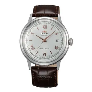 Orient 2nd Generation Bambino Men's Silver Brown Watch TAC00008W0