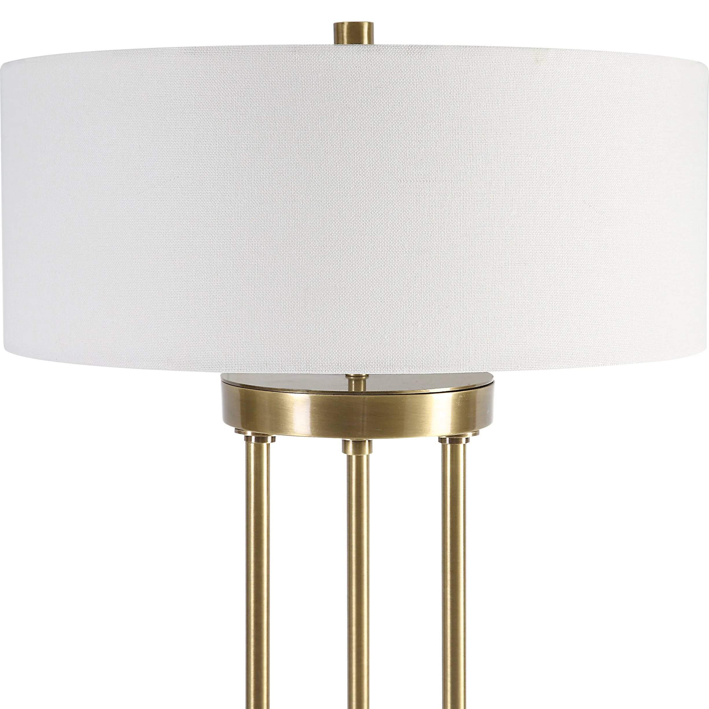 Pantheon Brass Rod Table Lamp