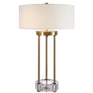 Pantheon Brass Rod Table Lamp