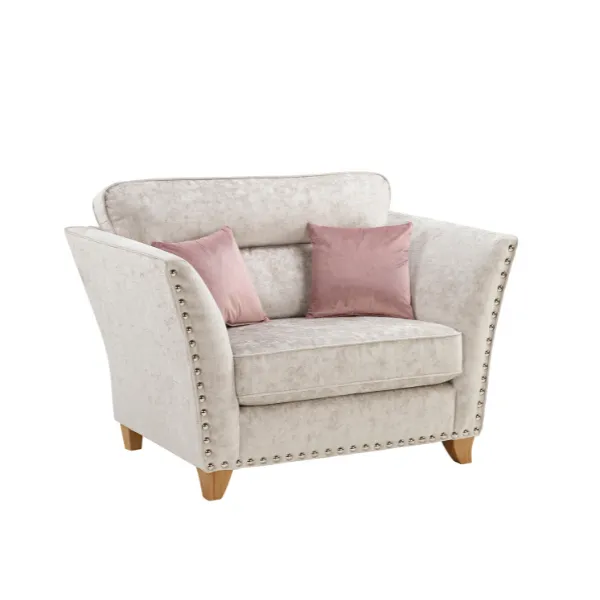 Paris Darwen Nickel 2 Seater Sofa by Lebus