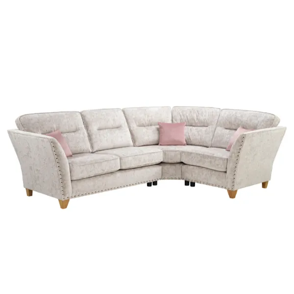 Paris Darwen Nickel 4 Seater Sofa by Lebus