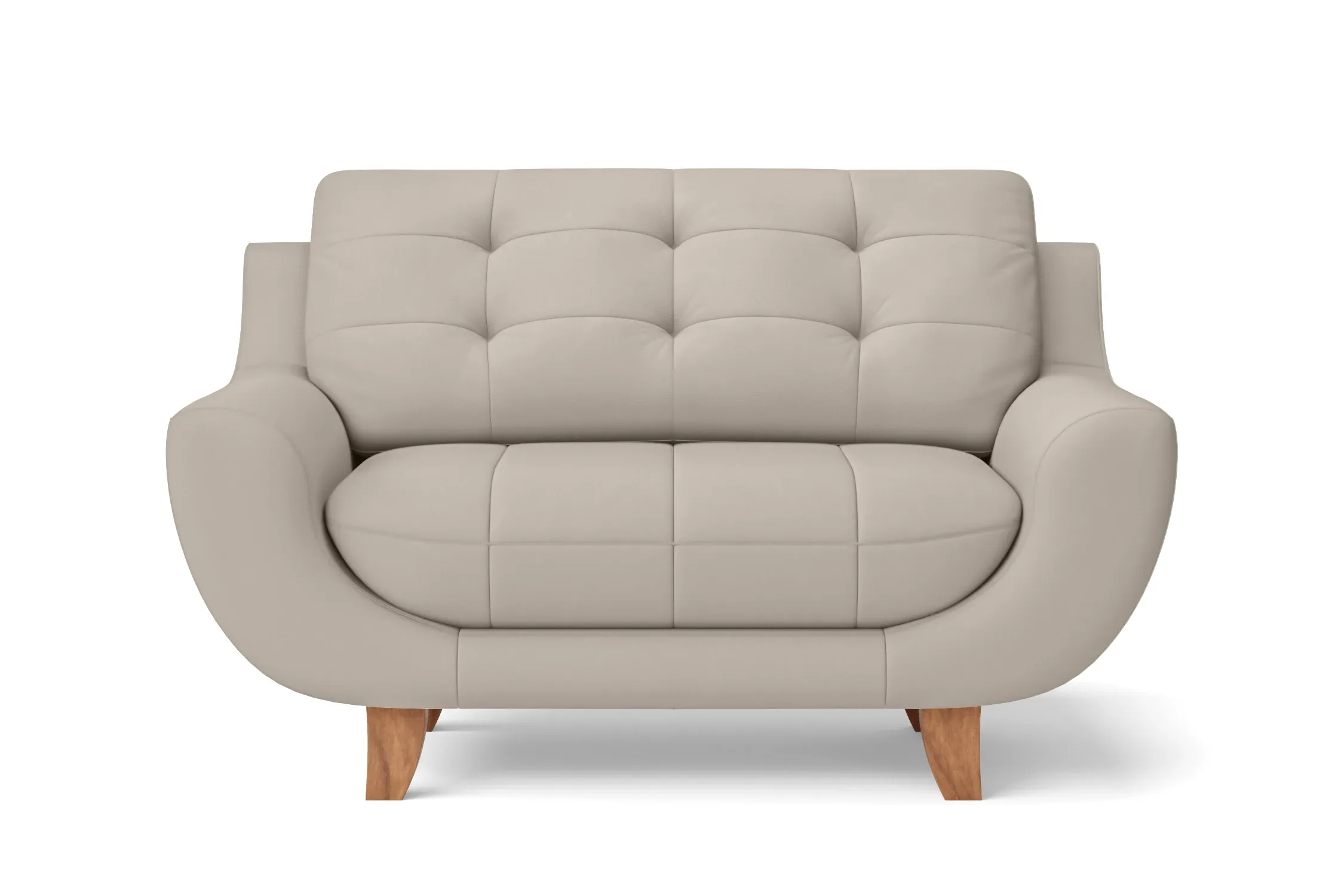 Perugia 2 Seater Sofa Sand Leather