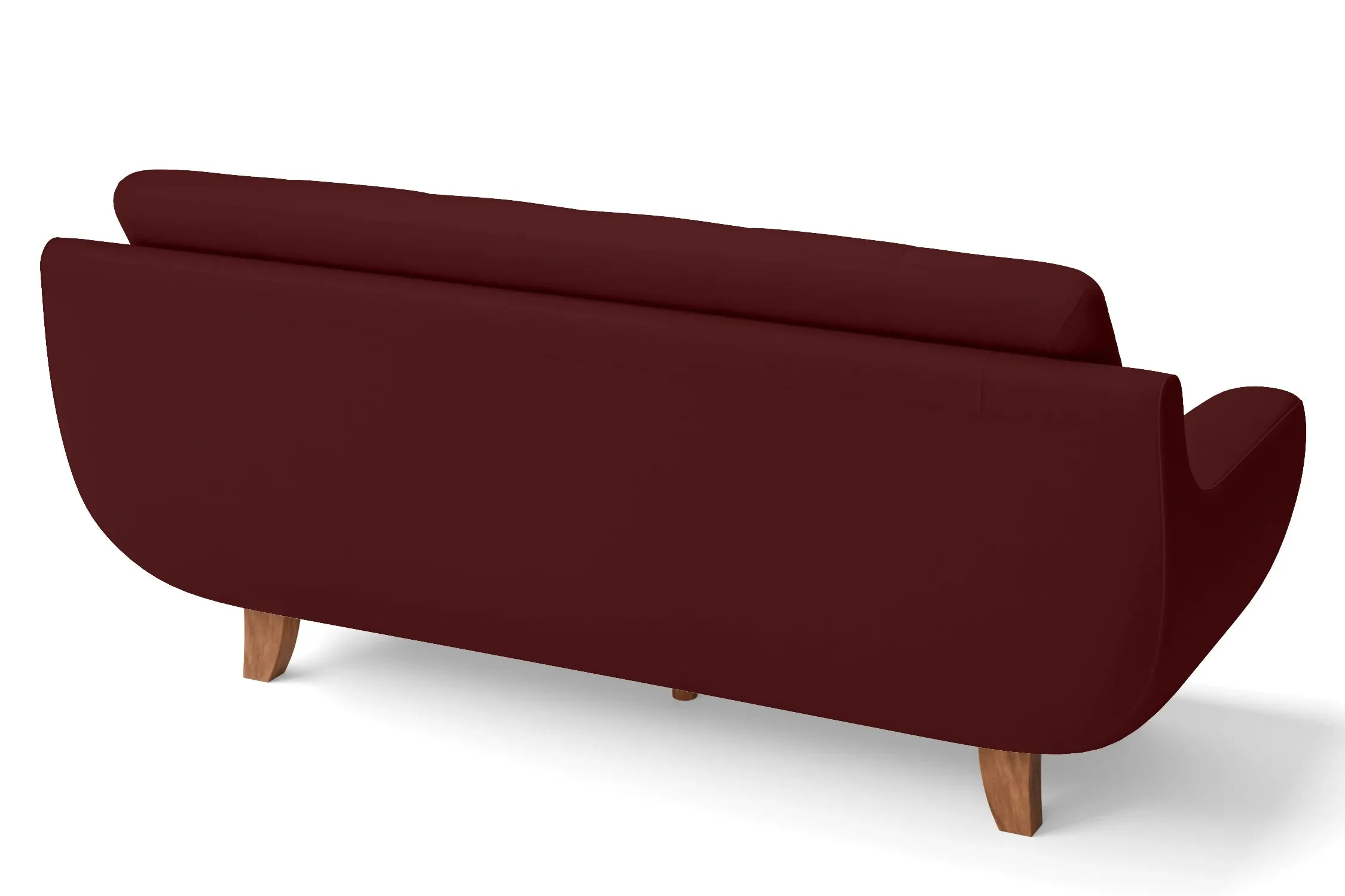 Perugia 4 Seater Sofa Red Leather