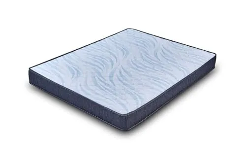 Restolex Active Ortho Pocket Spring Mattress | Queen | 78 X 60 x 6 INCHES| Sky Blue