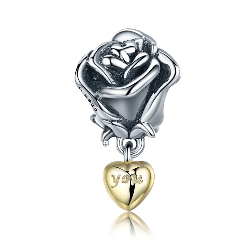 Roses are Forever Bracelet Charm