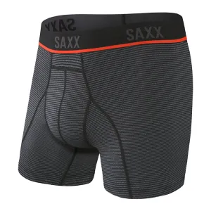 SAXX KINETIC HD BOXER BRIEF - GREY FEED STRIPE