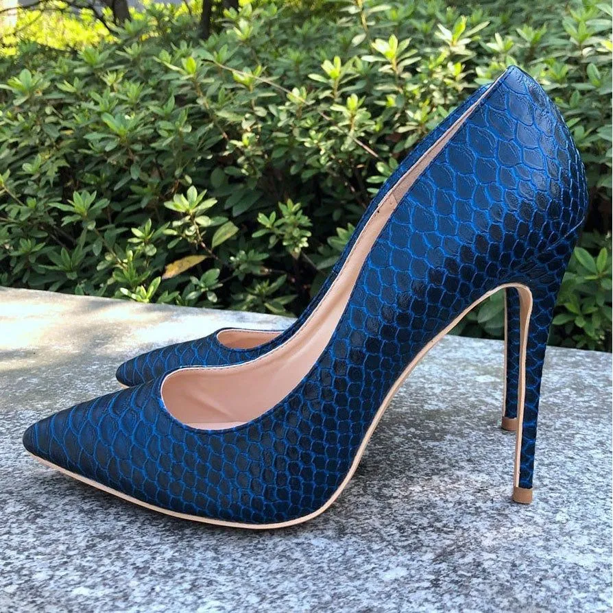 SerpentLuxe Chic Stiletto Pumps