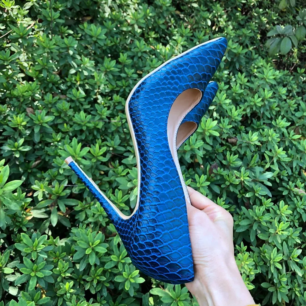 SerpentLuxe Chic Stiletto Pumps