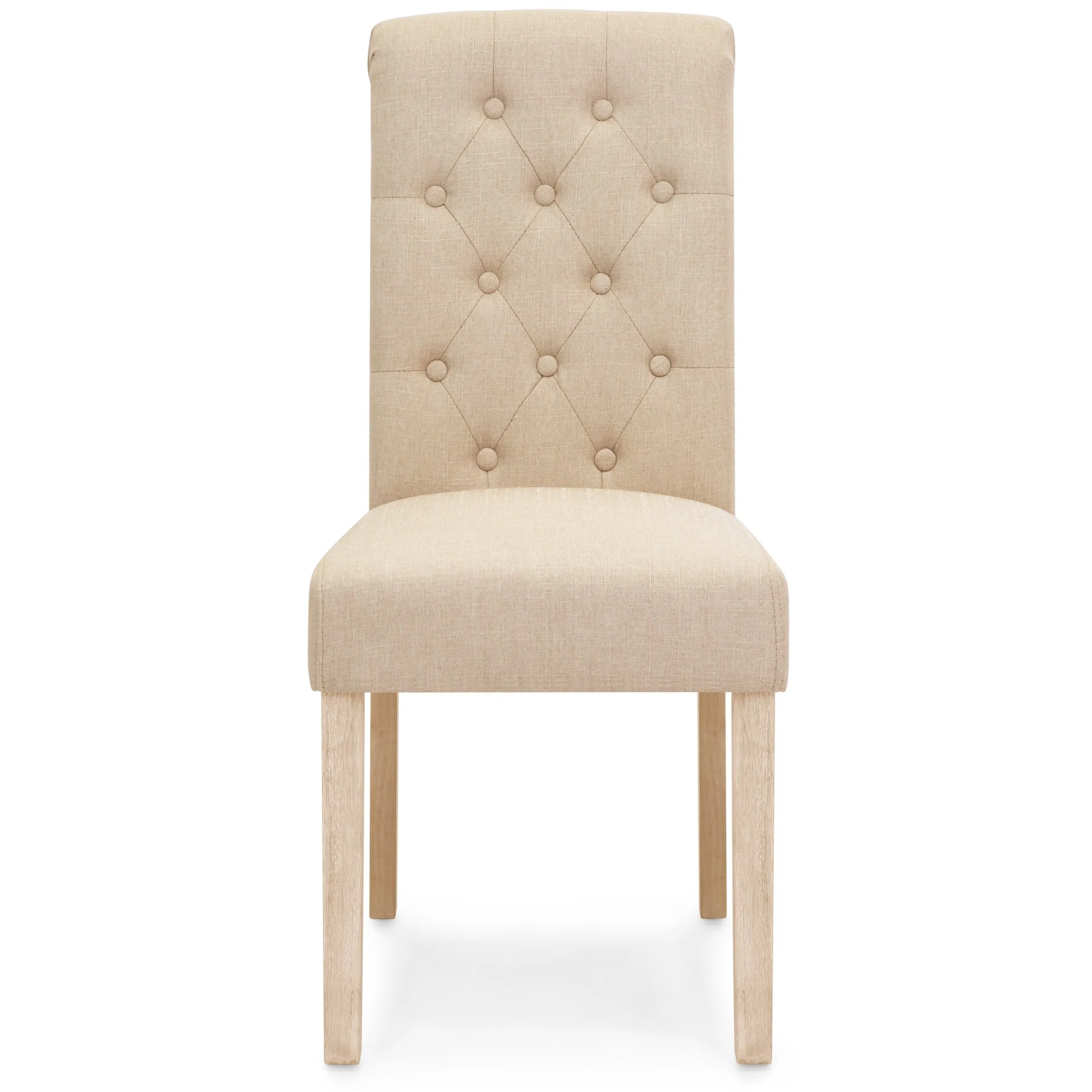 Set of 2 Tufted Parsons Dining Chairs