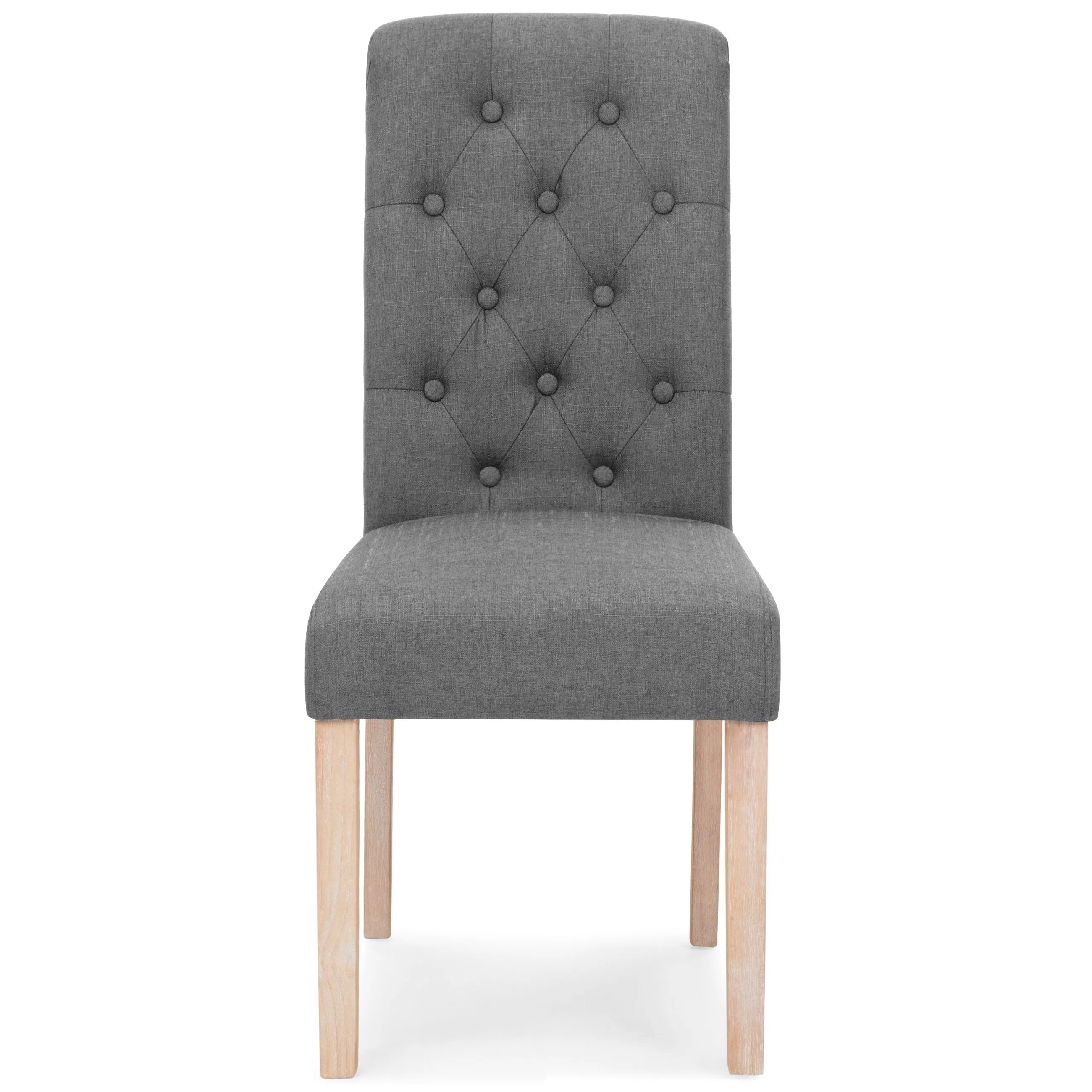 Set of 2 Tufted Parsons Dining Chairs