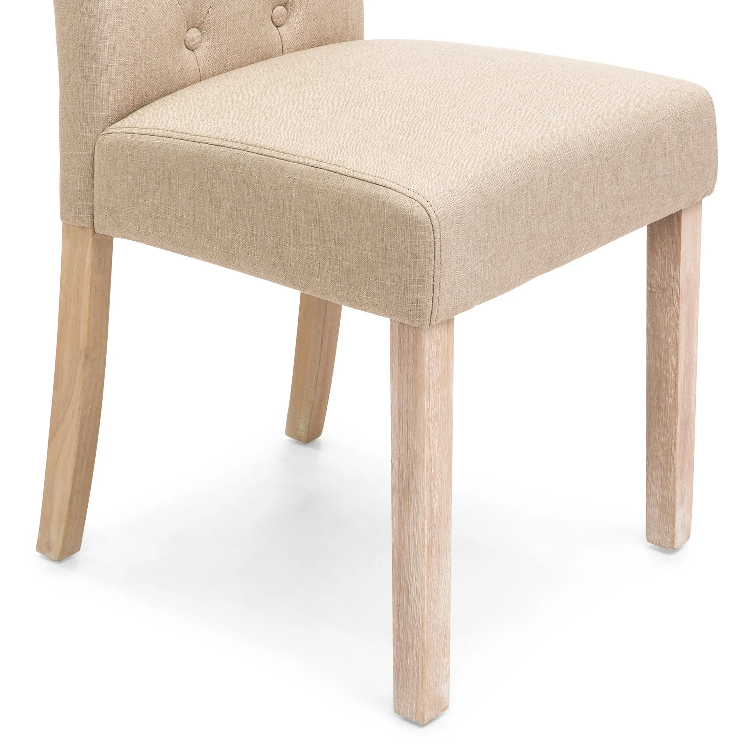 Set of 2 Tufted Parsons Dining Chairs