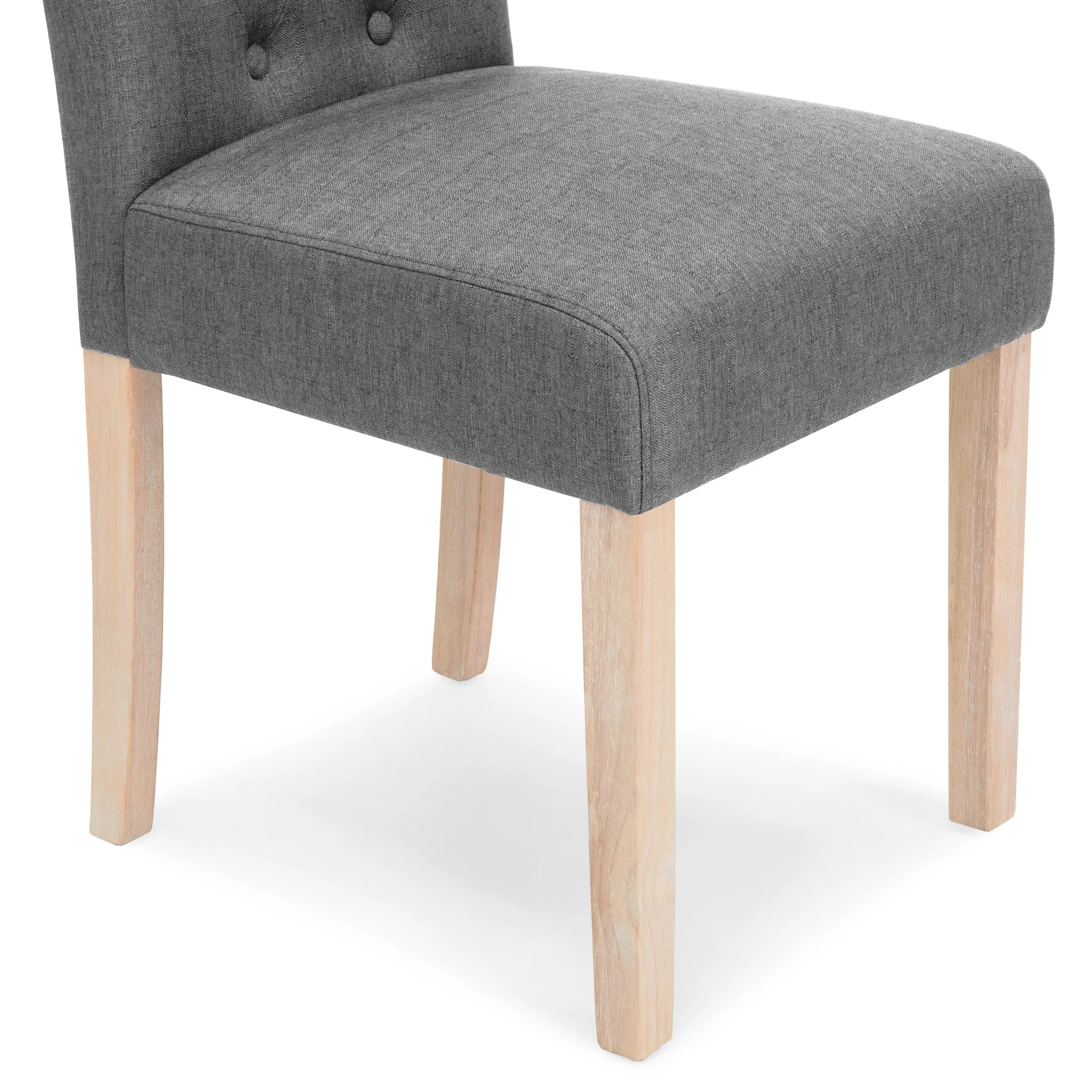 Set of 2 Tufted Parsons Dining Chairs