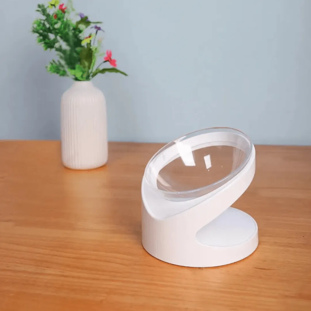 Sleek Eats Modern Cat Bowl With Stand