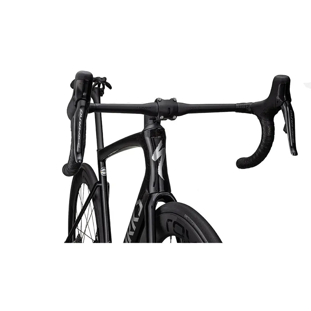 SPECIALIZED SW TARMAC SL7 Disc Complete Bike Road Shimano Dura Ace Di2 - Gloss Black Pearl Granite Over Carbone / Chrome