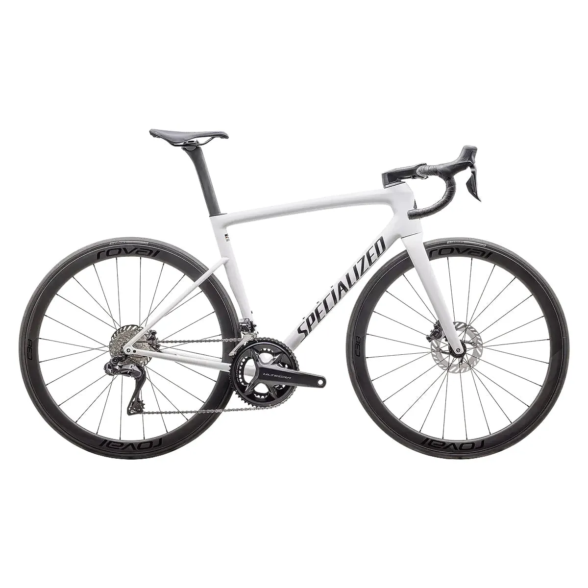 SPECIALIZED TARMAC SL8 Expert 2025 Shimano Ultegra DI2 Road Bike - Gloss White / Black Metallic