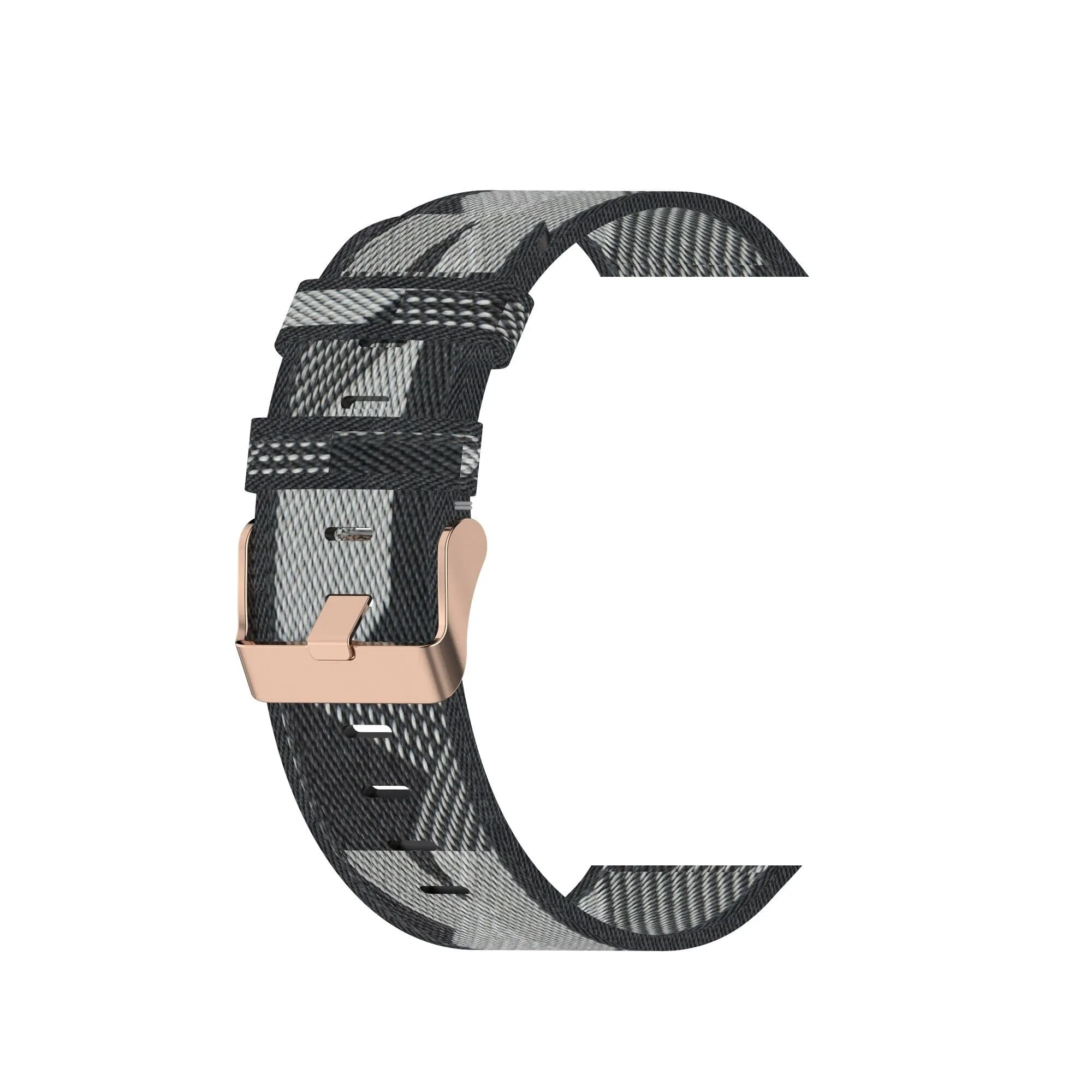 Stylish Canvas Watch Straps Compatible with Garmin Vivomove Trend