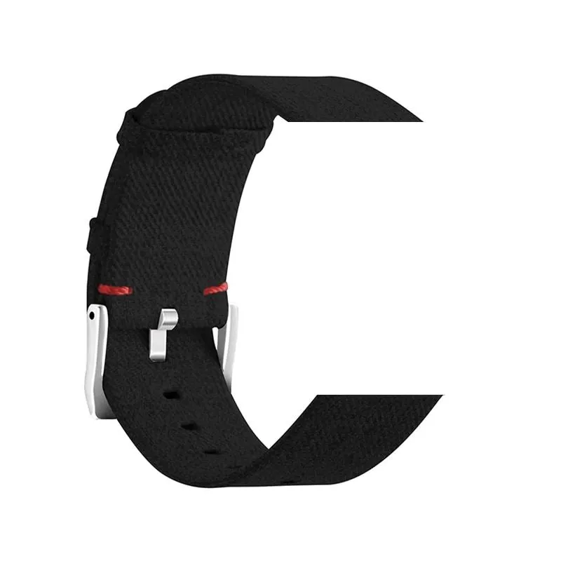 Stylish Canvas Watch Straps Compatible with Garmin Vivomove Trend