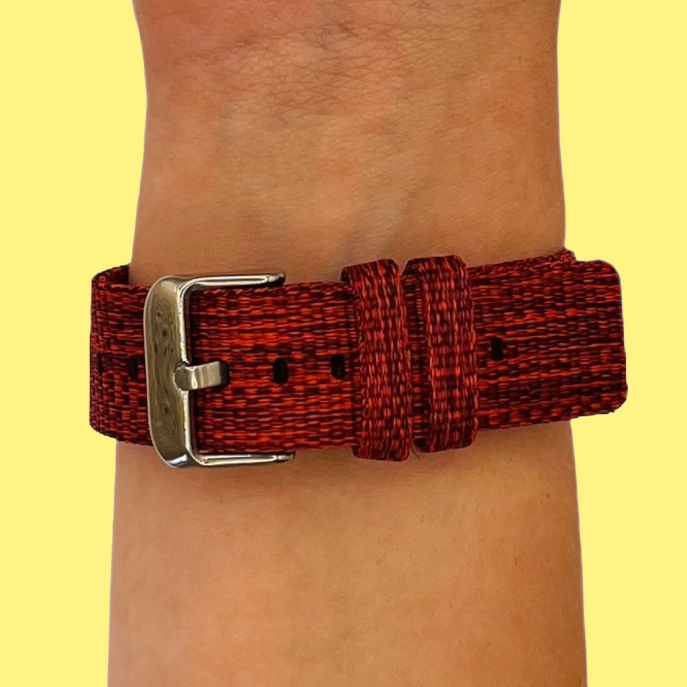 Stylish Canvas Watch Straps Compatible with Moochies Connect 4g