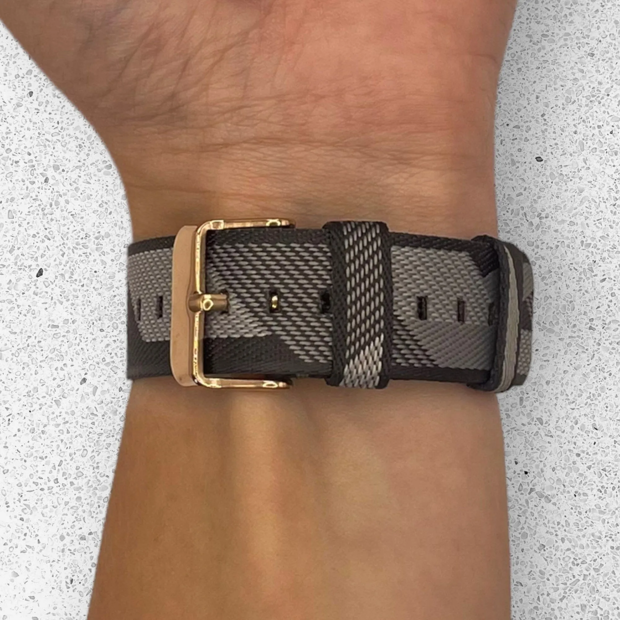 Stylish Canvas Watch Straps Compatible with Moochies Connect 4g