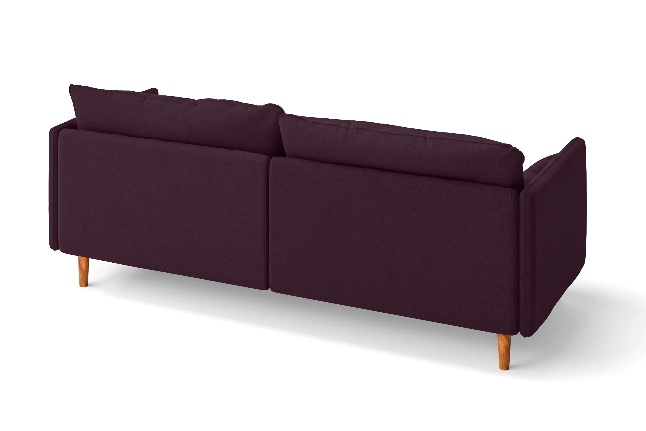 Tirreni 3 Seater Sofa Purple Linen Fabric