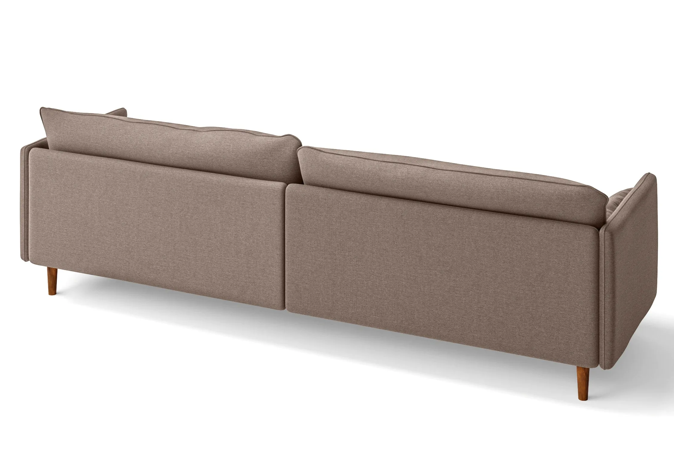 Tirreni 4 Seater Sofa Caramel Linen Fabric