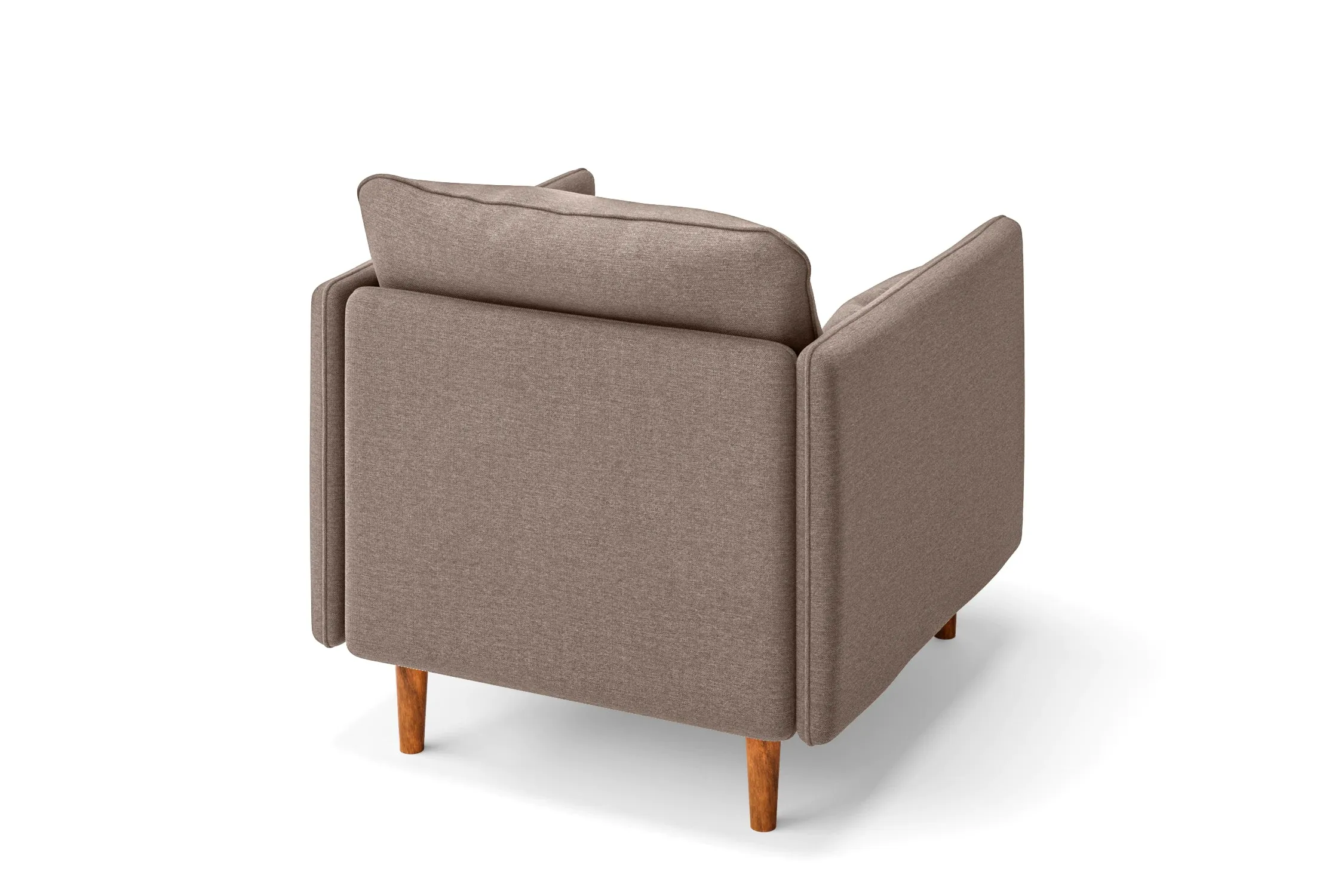 Tirreni Armchair Caramel Linen Fabric