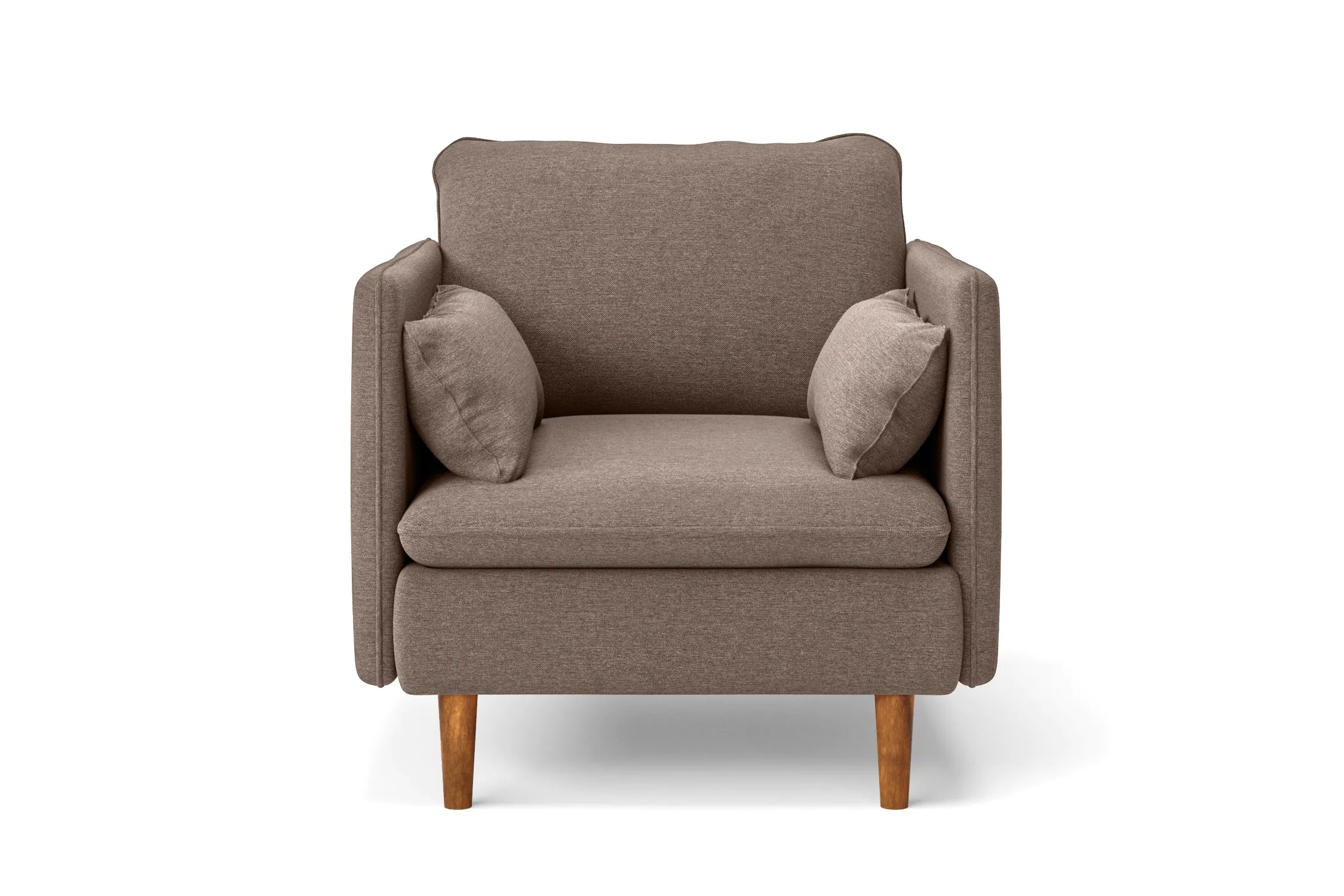 Tirreni Armchair Caramel Linen Fabric