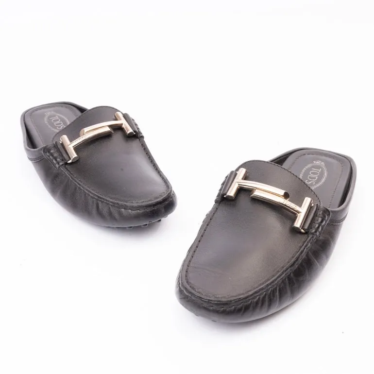 Tods Slip On With Metal Accent