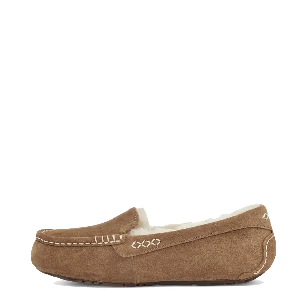 UGG Women's Ansley Sheepskin Slipper (Chestnut)