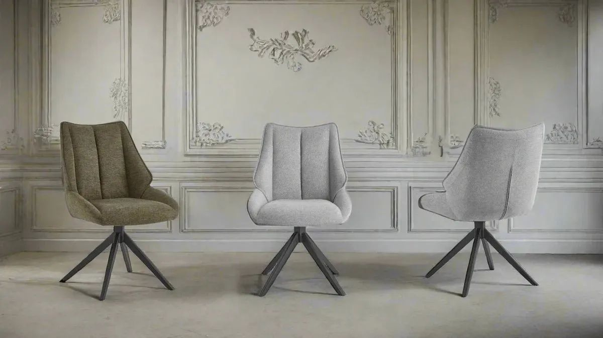 Wingback - Luxurious Swivel Dining Chairs