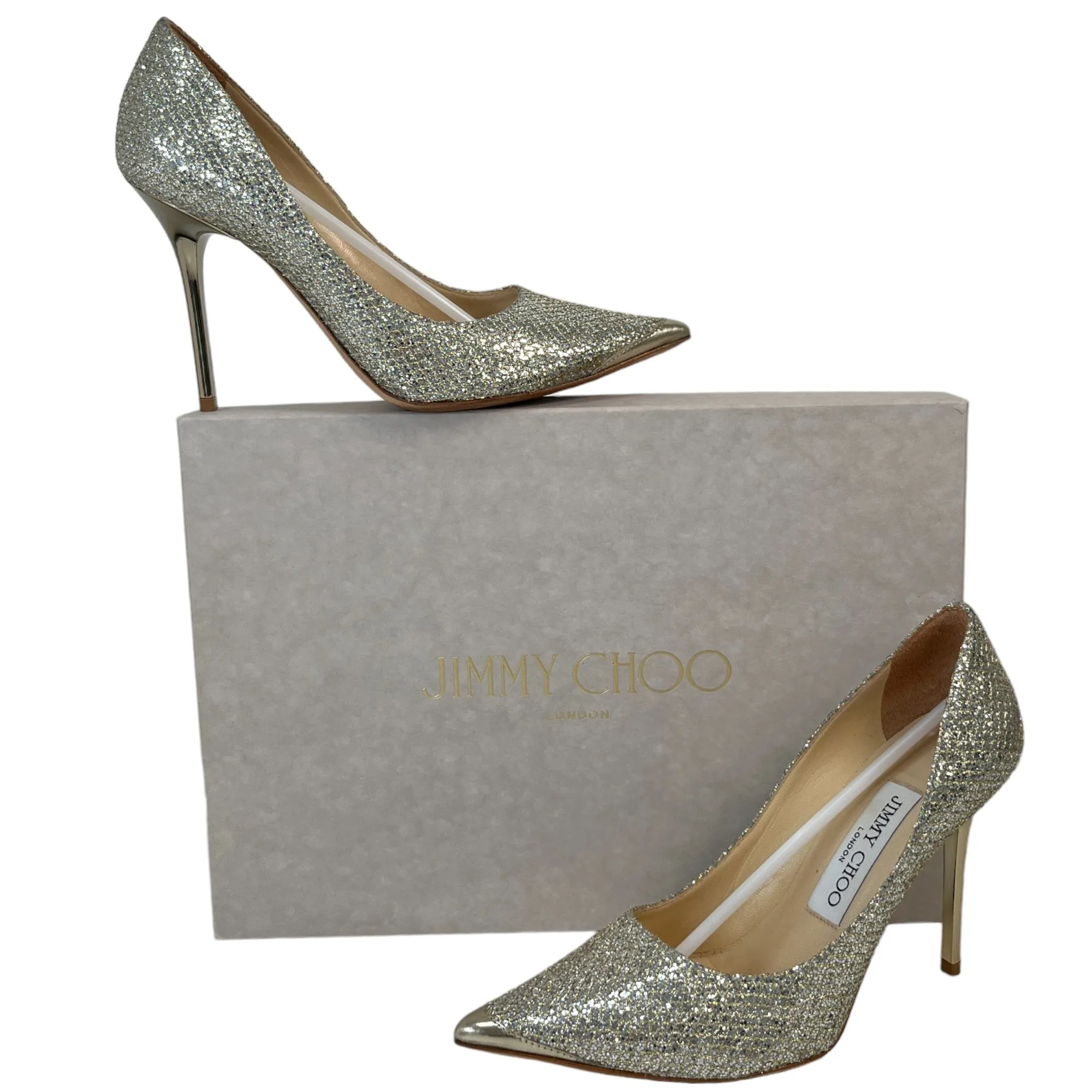 Women's Abel Champagne Heels Gold Size EU 34.5 / UK 1.5