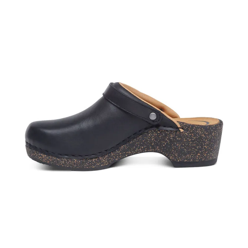 WOMEN'S AETREX BECKIE CORK CLOG | BLACK