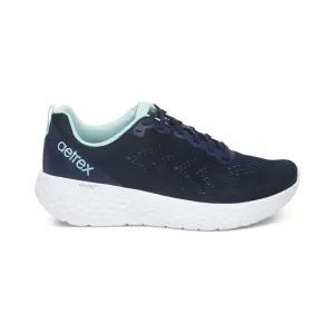 WOMEN'S AETREX DANIKA ARCH SUPPORT SNEAKER | NAVY