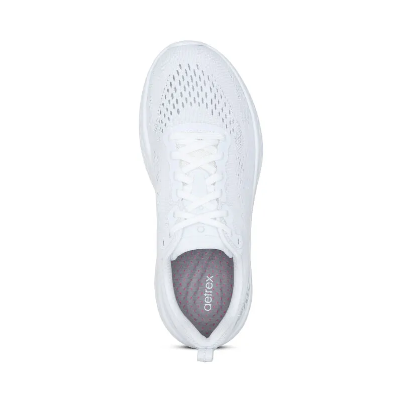 WOMEN'S AETREX DANIKA ARCH SUPPORT SNEAKER | WHITE