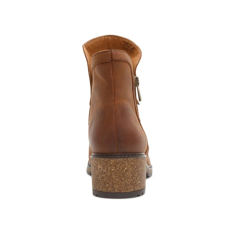 WOMEN'S AETREX JOLEEN ARCH SUPPORT BOOT | CARAMEL CAFE