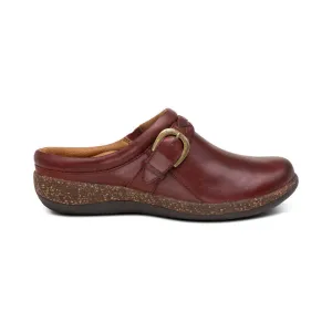 WOMEN'S AETREX LIBBY COMFORT CLOG | BURGUNDY